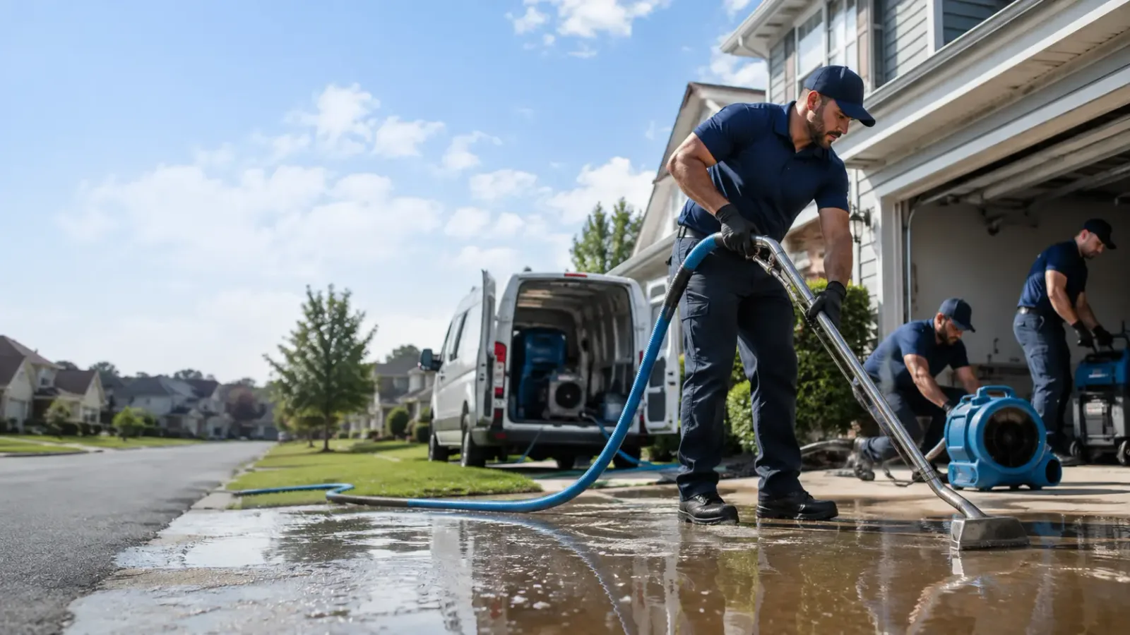 Flood Damage Restoration in Nederland, TX